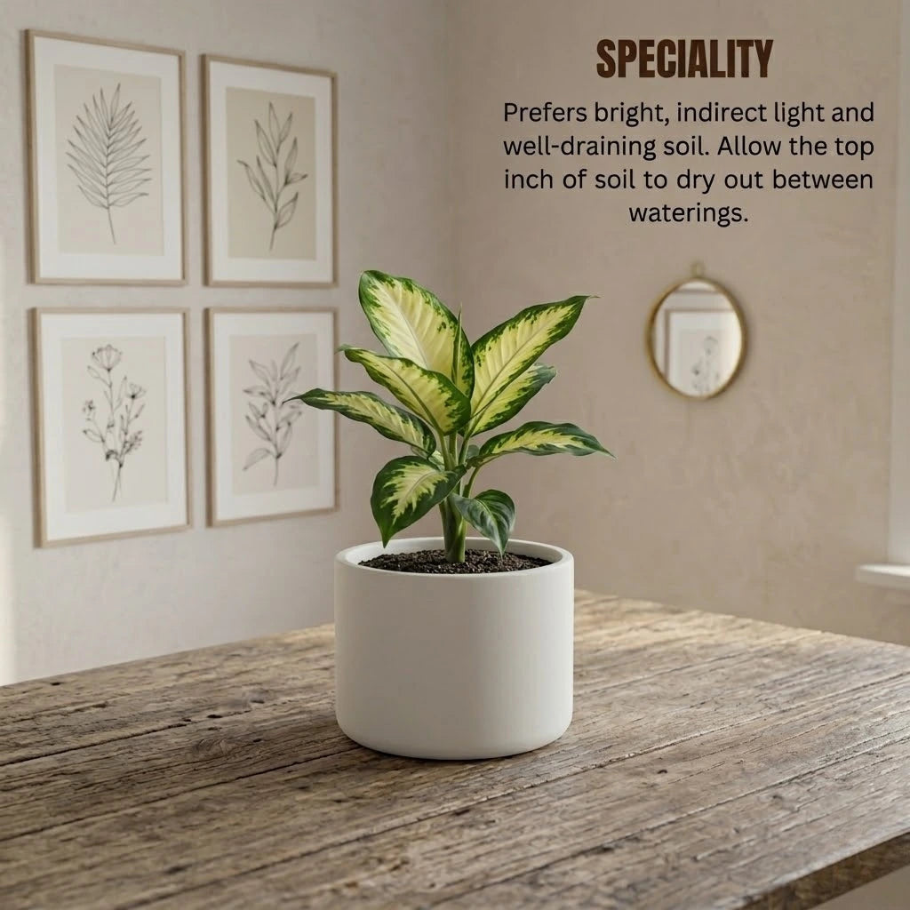 Dieffenbachia Camille Plant Sapling (1pc)