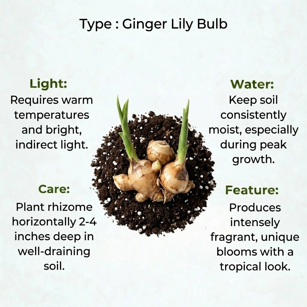 Ginger Lily Bulb (1pc)