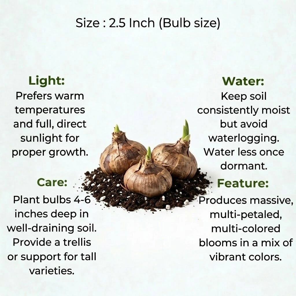 Gladiolus Bulbs (1pc)