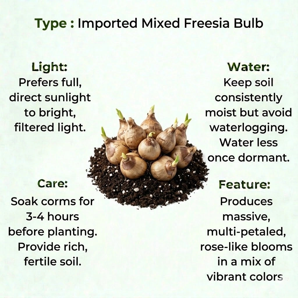 Imported Mixed Freesia Bulb (1pc)